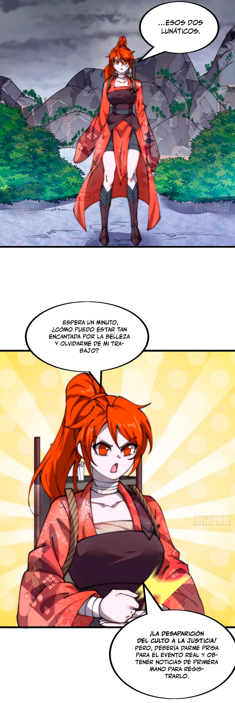 Comienza con una montaña capítulo 465, página 22