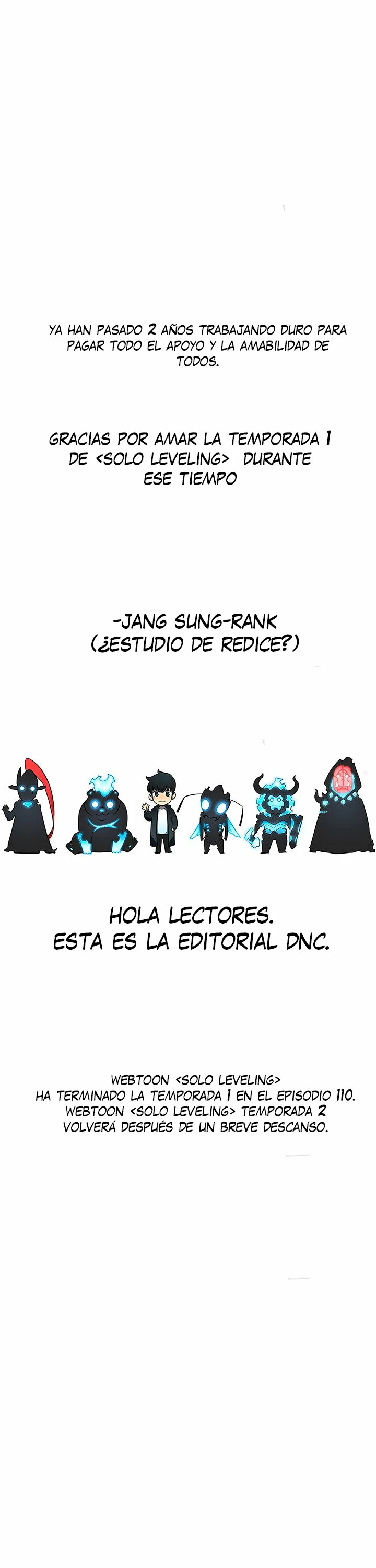 Solo Subiendo de level capítulo 110, página 36