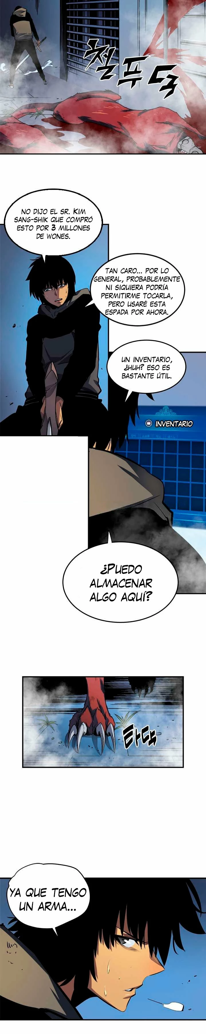 Solo Subiendo de level capítulo 13, página 22