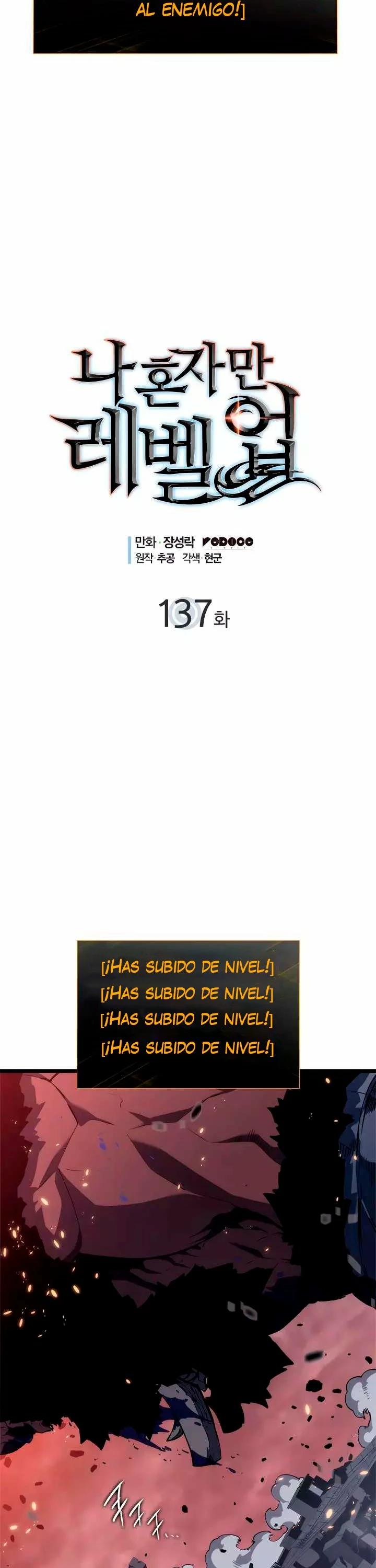 Solo Subiendo de level capítulo 137, página 2
