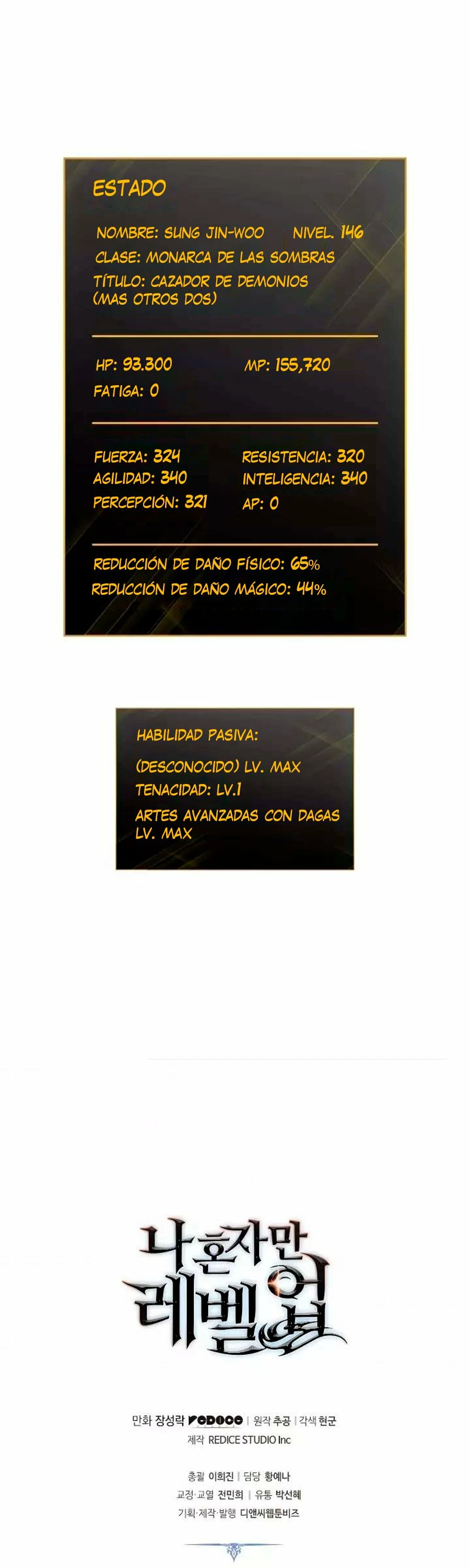 Solo Subiendo de level capítulo 160, página 67