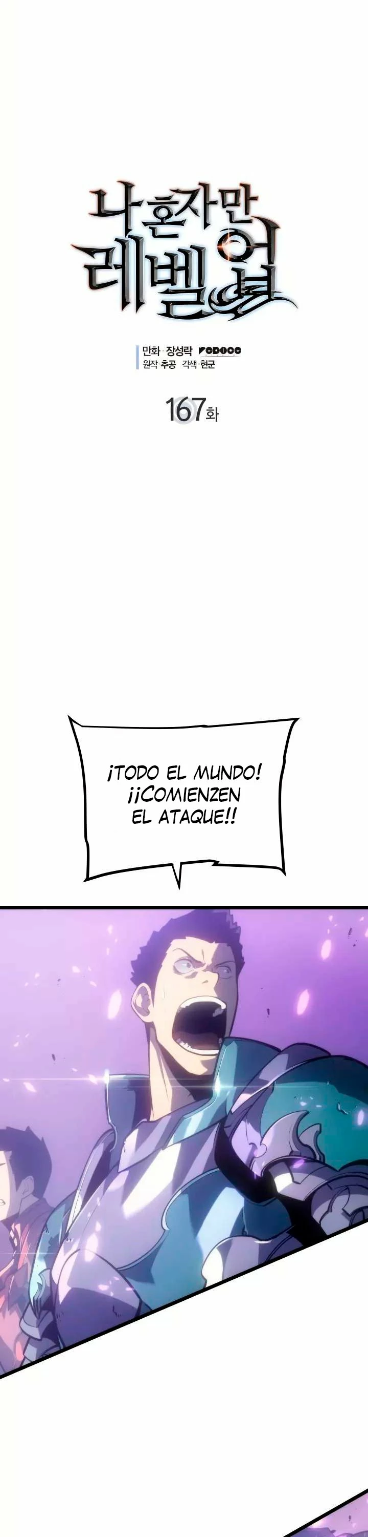 Solo Subiendo de level capítulo 167, página 2