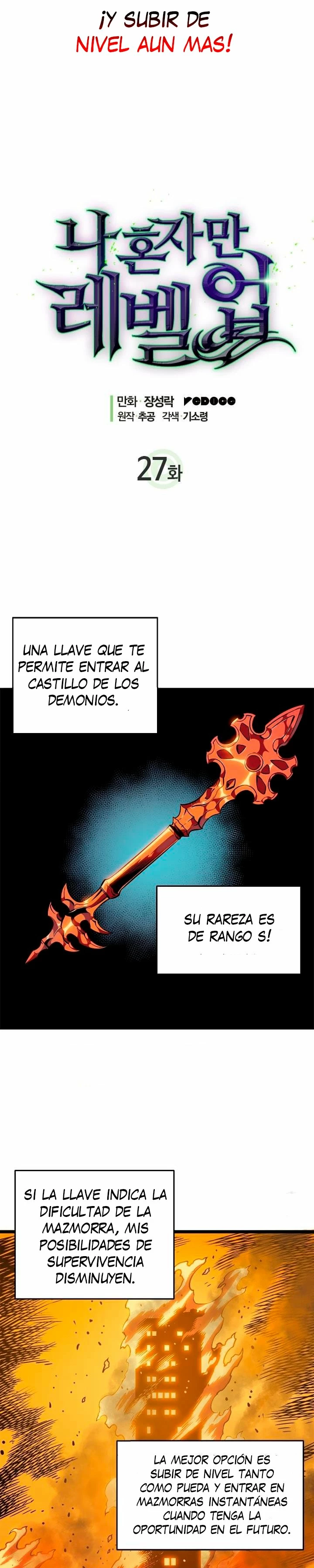 Solo Subiendo de level capítulo 27, página 2