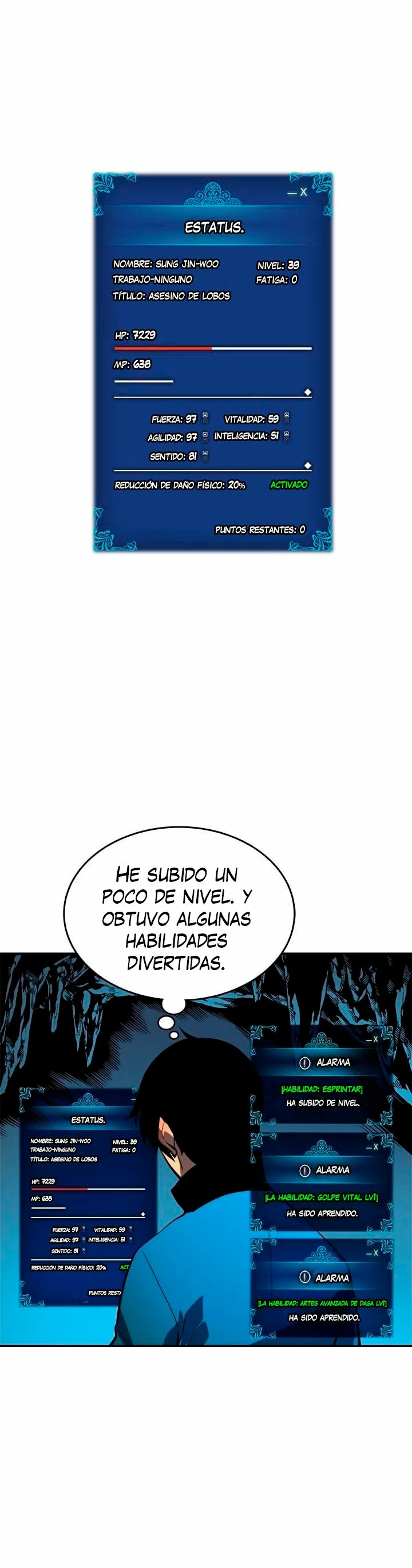 Solo Subiendo de level capítulo 36, página 14
