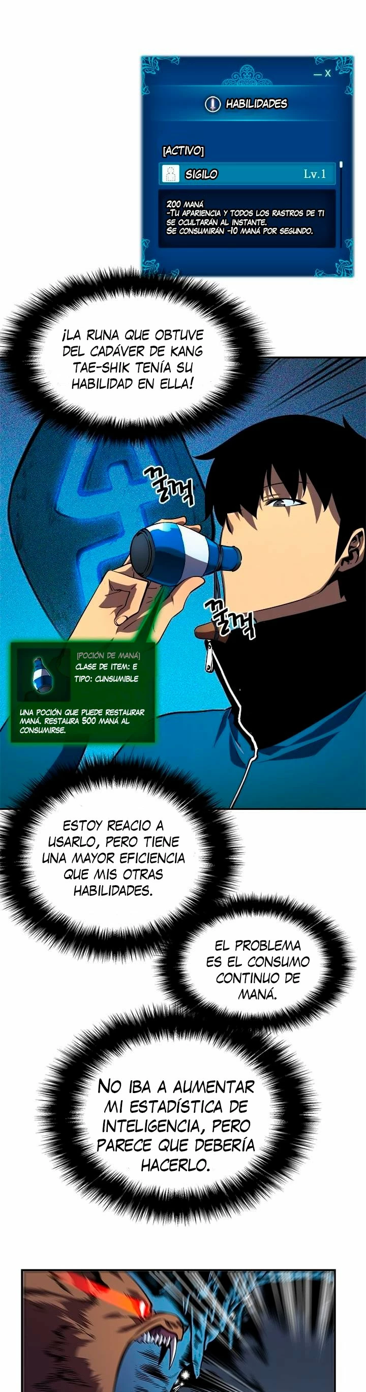 Solo Subiendo de level capítulo 36, página 15