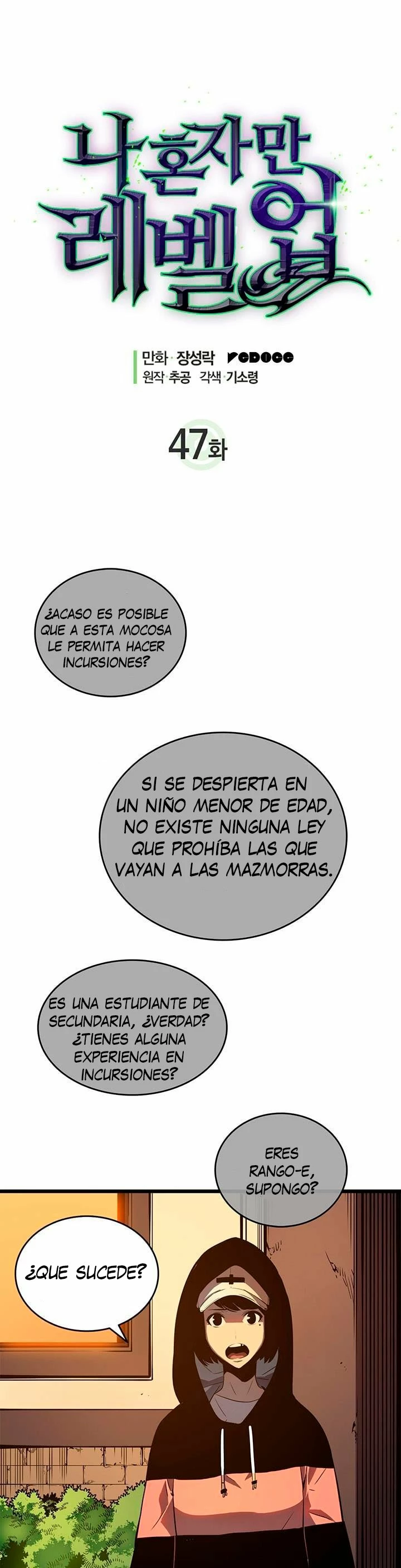 Solo Subiendo de level capítulo 47, página 1