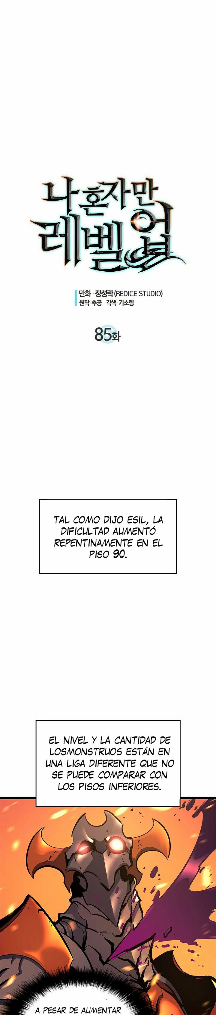 Solo Subiendo de level capítulo 85, página 2