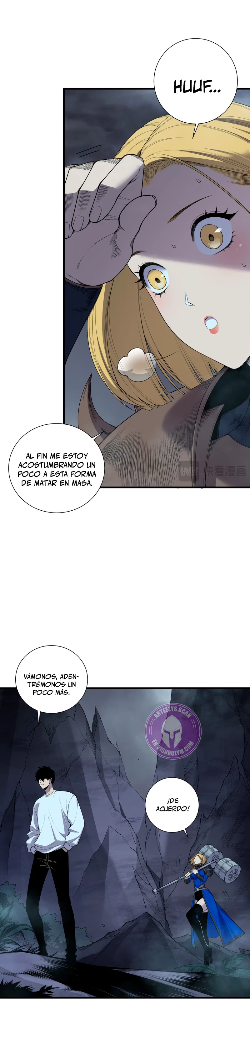 ¡Nigromante¡, ¡Yo soy la plaga! capítulo 128, página 7