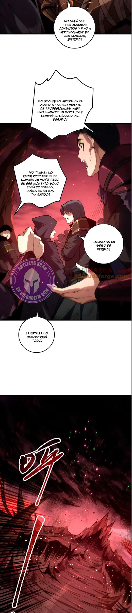 ¡Nigromante¡, ¡Yo soy la plaga! capítulo 142, página 12