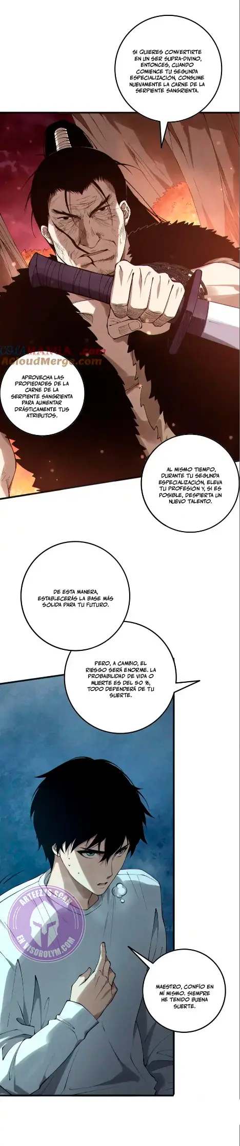 ¡Nigromante¡, ¡Yo soy la plaga! capítulo 158, página 4