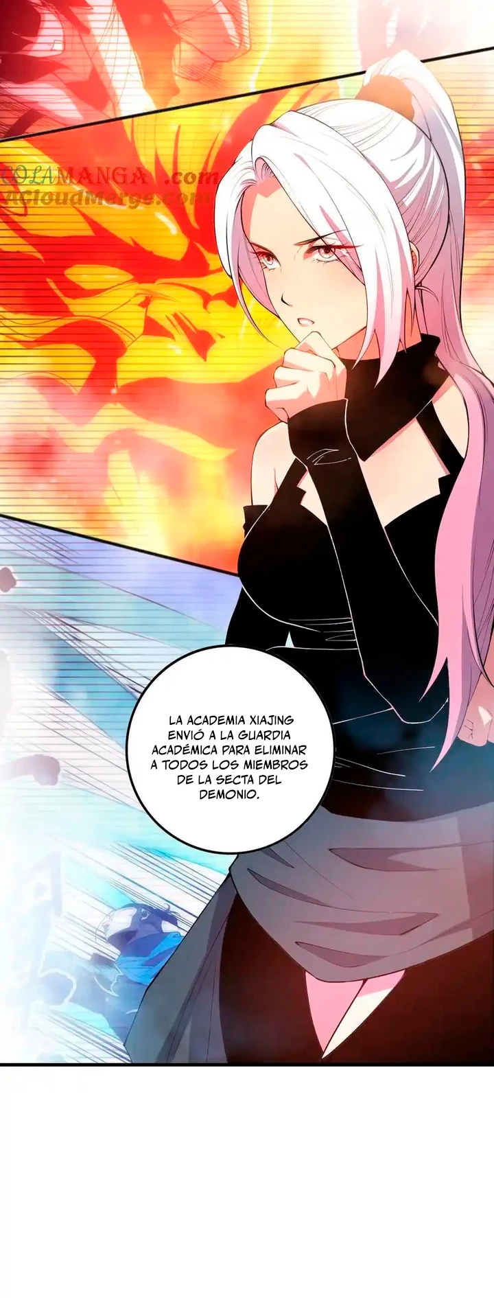 ¡Nigromante¡, ¡Yo soy la plaga! capítulo 80, página 8