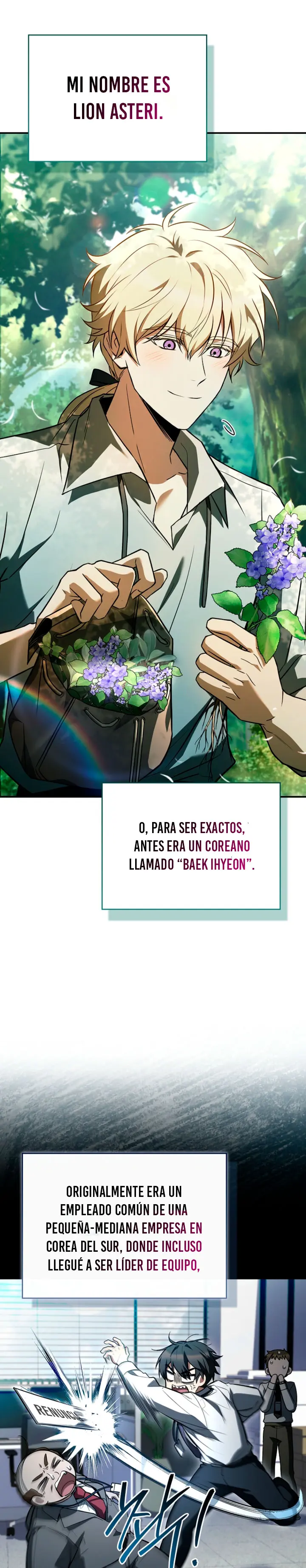 No me interesa ser el sucesor; mejor me dedicaré a sanar. capítulo 1, página 15