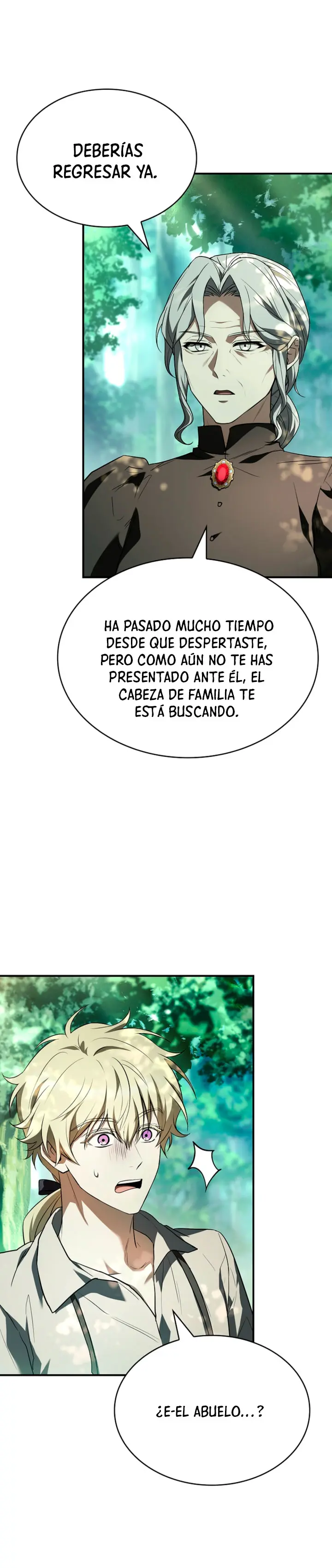 No me interesa ser el sucesor; mejor me dedicaré a sanar. capítulo 1, página 31