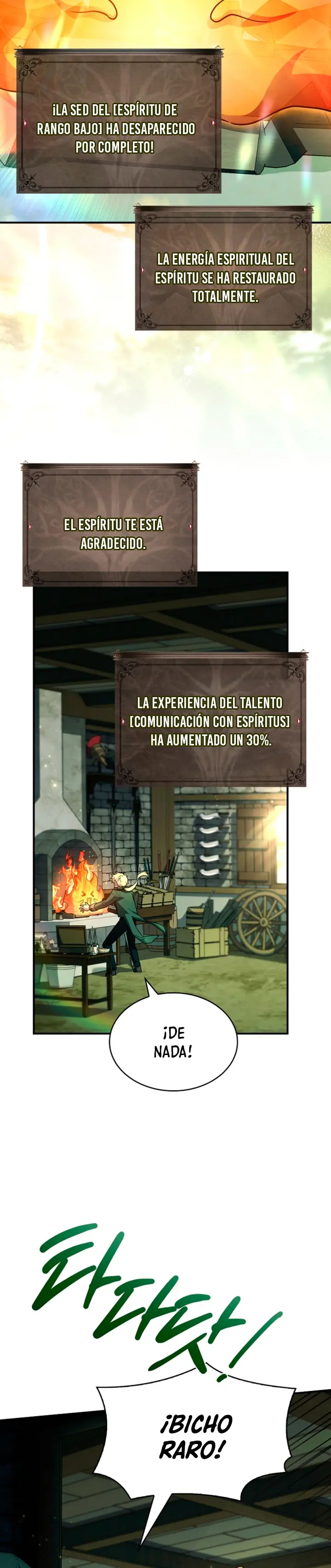 No me interesa ser el sucesor; mejor me dedicaré a sanar. capítulo 5, página 33