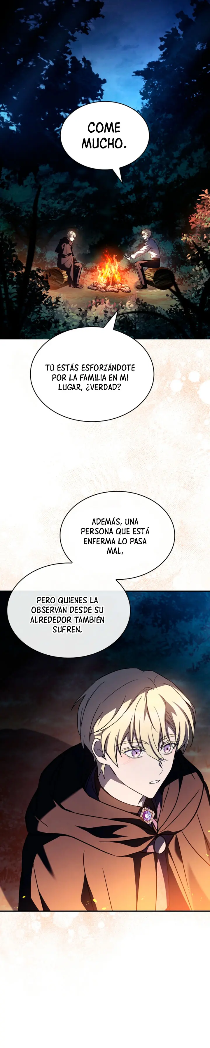 No me interesa ser el sucesor; mejor me dedicaré a sanar. capítulo 8, página 36