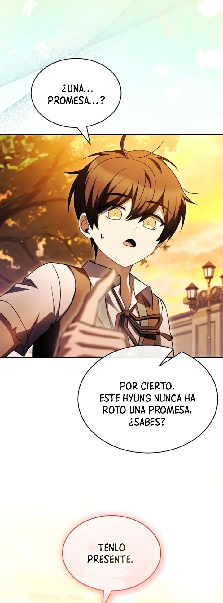 No me interesa ser el sucesor; mejor me dedicaré a sanar. capítulo 11, página 28