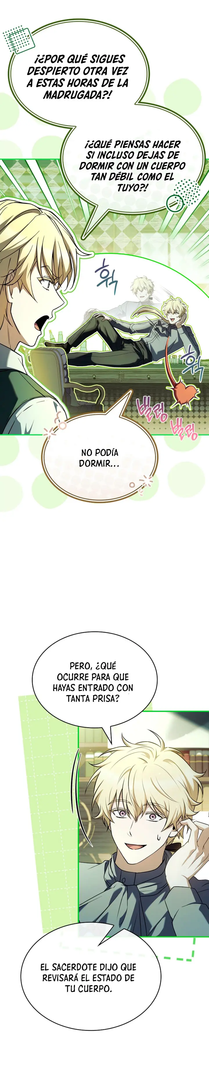 No me interesa ser el sucesor; mejor me dedicaré a sanar. capítulo 12, página 14
