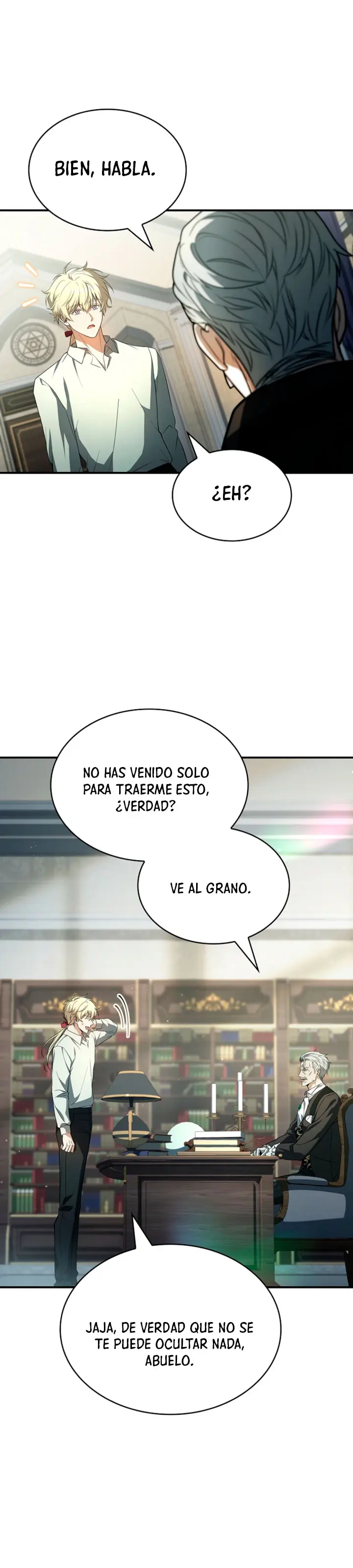 No me interesa ser el sucesor; mejor me dedicaré a sanar. capítulo 13, página 28