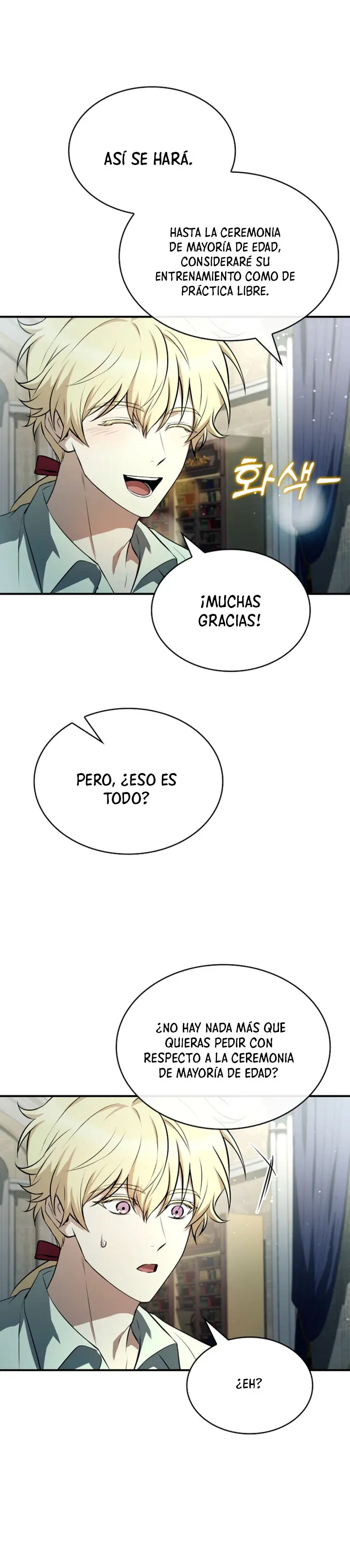 No me interesa ser el sucesor; mejor me dedicaré a sanar. capítulo 13, página 32