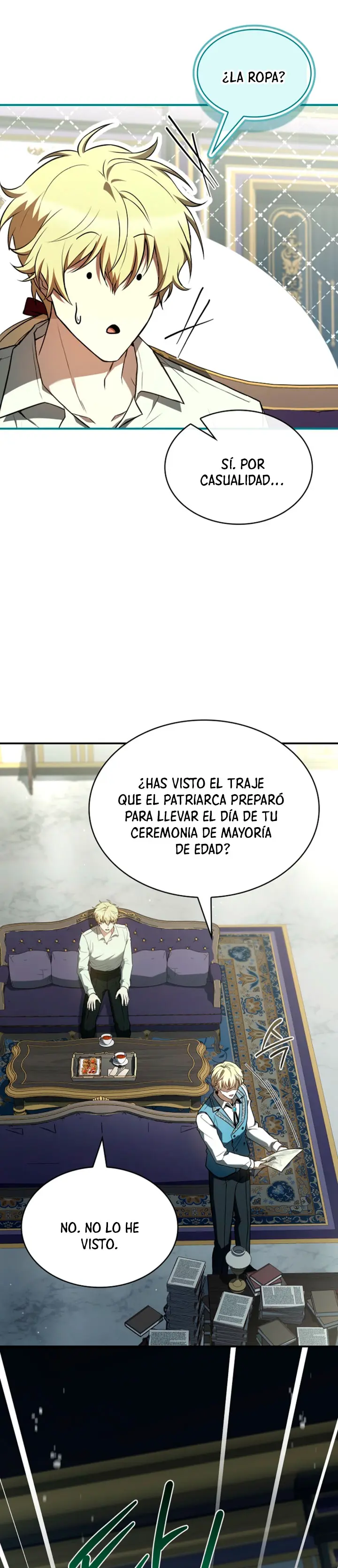 No me interesa ser el sucesor; mejor me dedicaré a sanar. capítulo 14, página 13