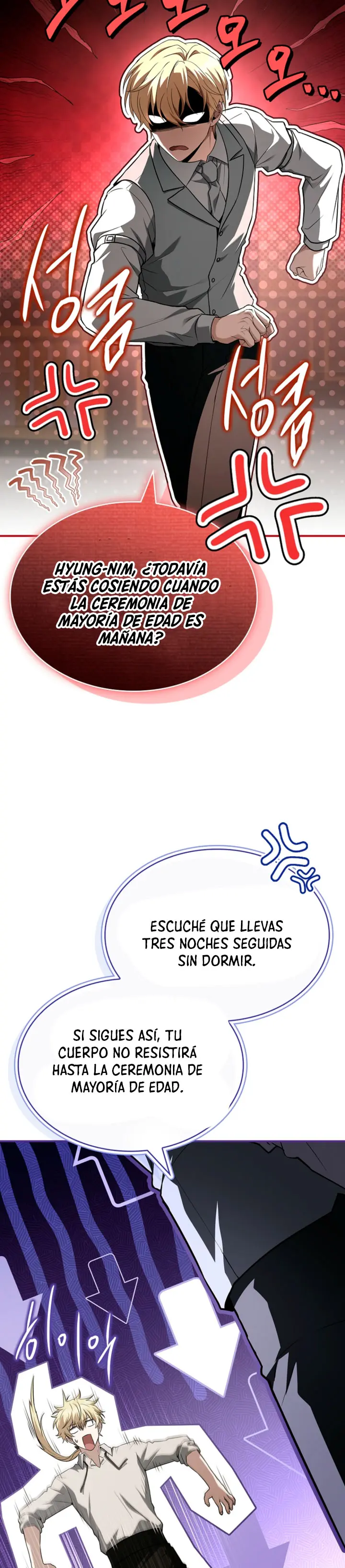 No me interesa ser el sucesor; mejor me dedicaré a sanar. capítulo 18, página 12