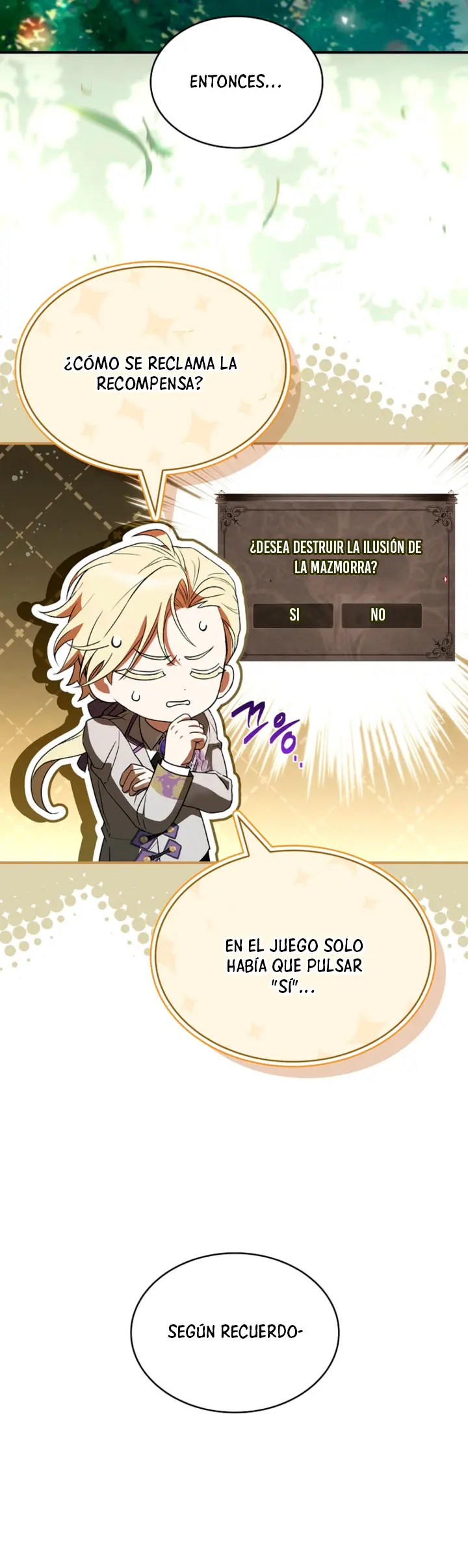 No me interesa ser el sucesor; mejor me dedicaré a sanar. capítulo 20, página 32