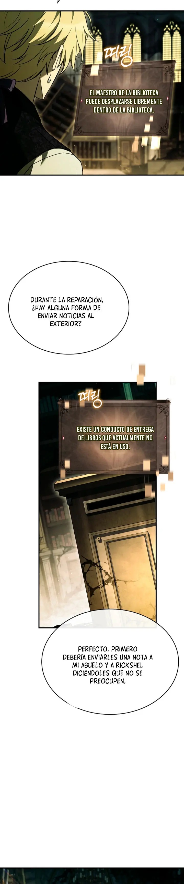 No me interesa ser el sucesor; mejor me dedicaré a sanar. capítulo 22, página 24