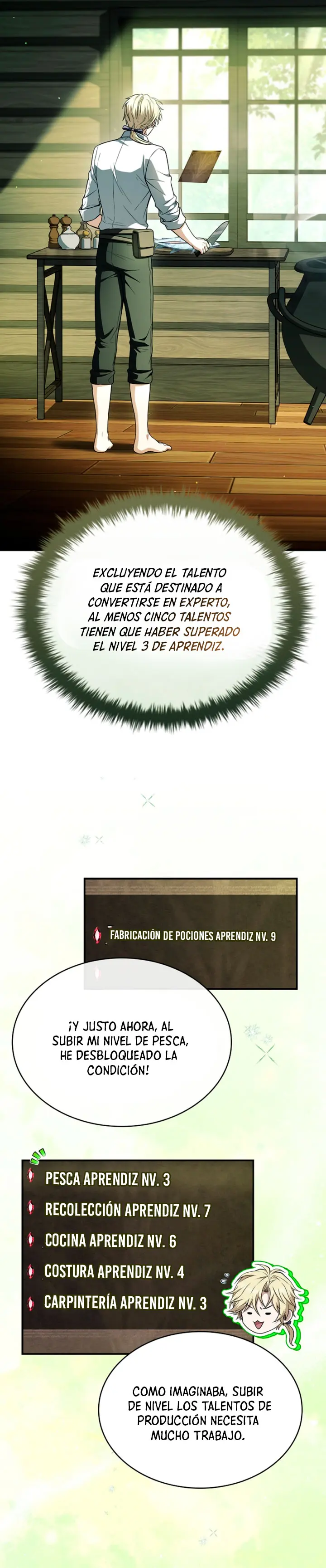 No me interesa ser el sucesor; mejor me dedicaré a sanar. capítulo 25, página 17