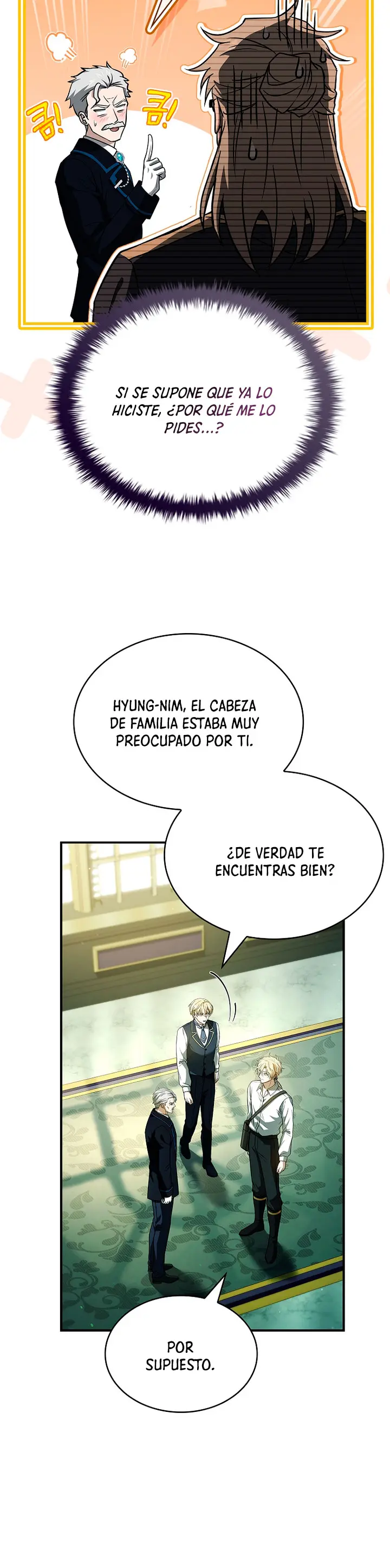 No me interesa ser el sucesor; mejor me dedicaré a sanar. capítulo 27, página 16