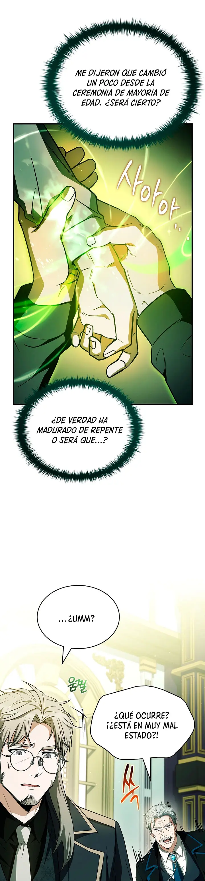 No me interesa ser el sucesor; mejor me dedicaré a sanar. capítulo 27, página 23