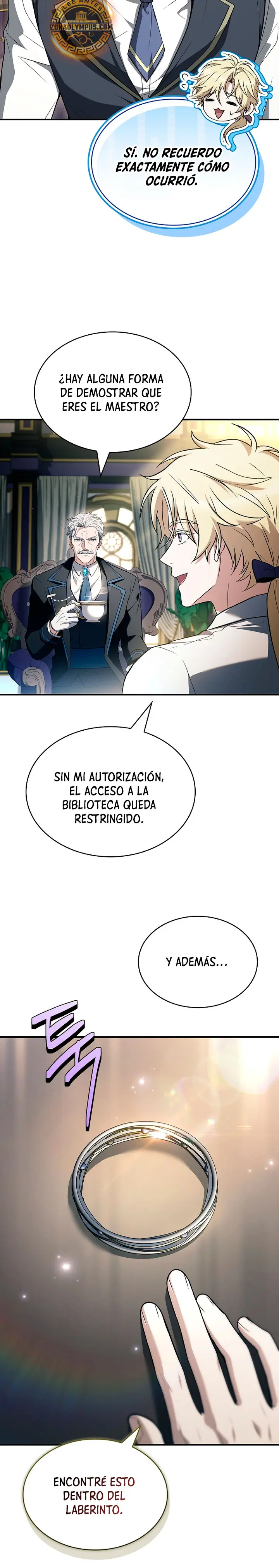 No me interesa ser el sucesor; mejor me dedicaré a sanar. capítulo 27, página 34