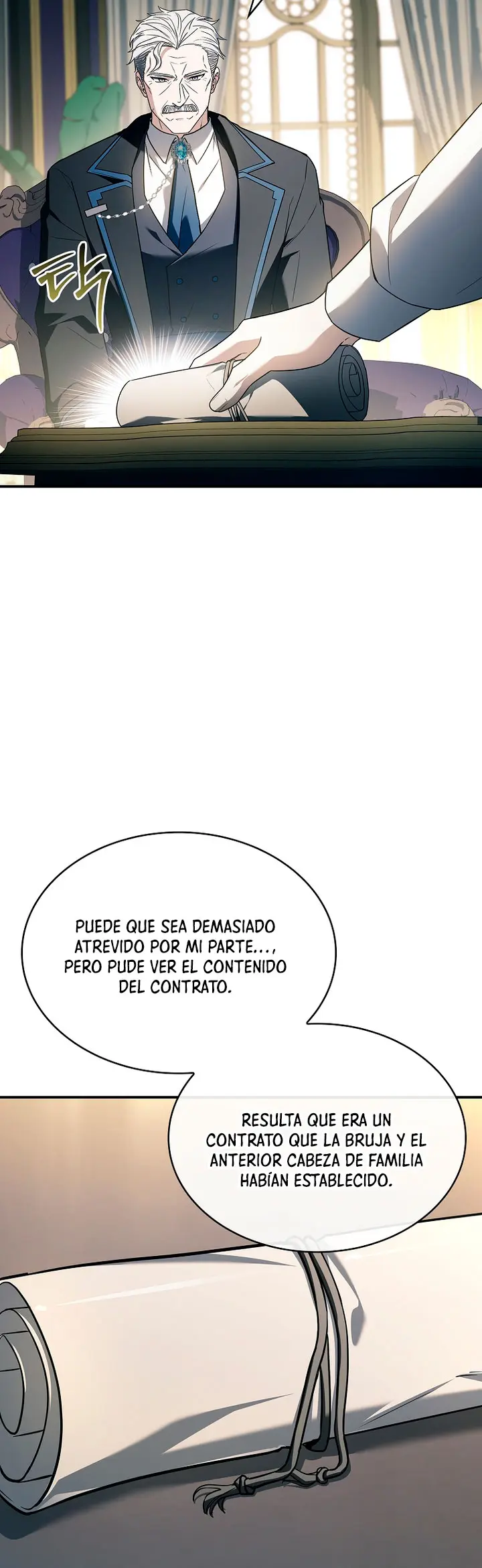 No me interesa ser el sucesor; mejor me dedicaré a sanar. capítulo 27, página 39