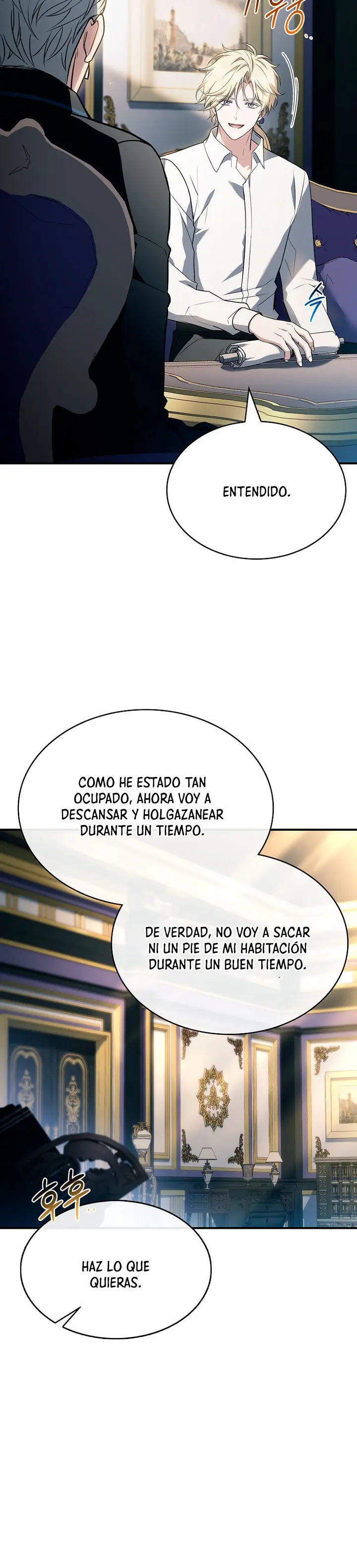 No me interesa ser el sucesor; mejor me dedicaré a sanar. capítulo 28, página 12