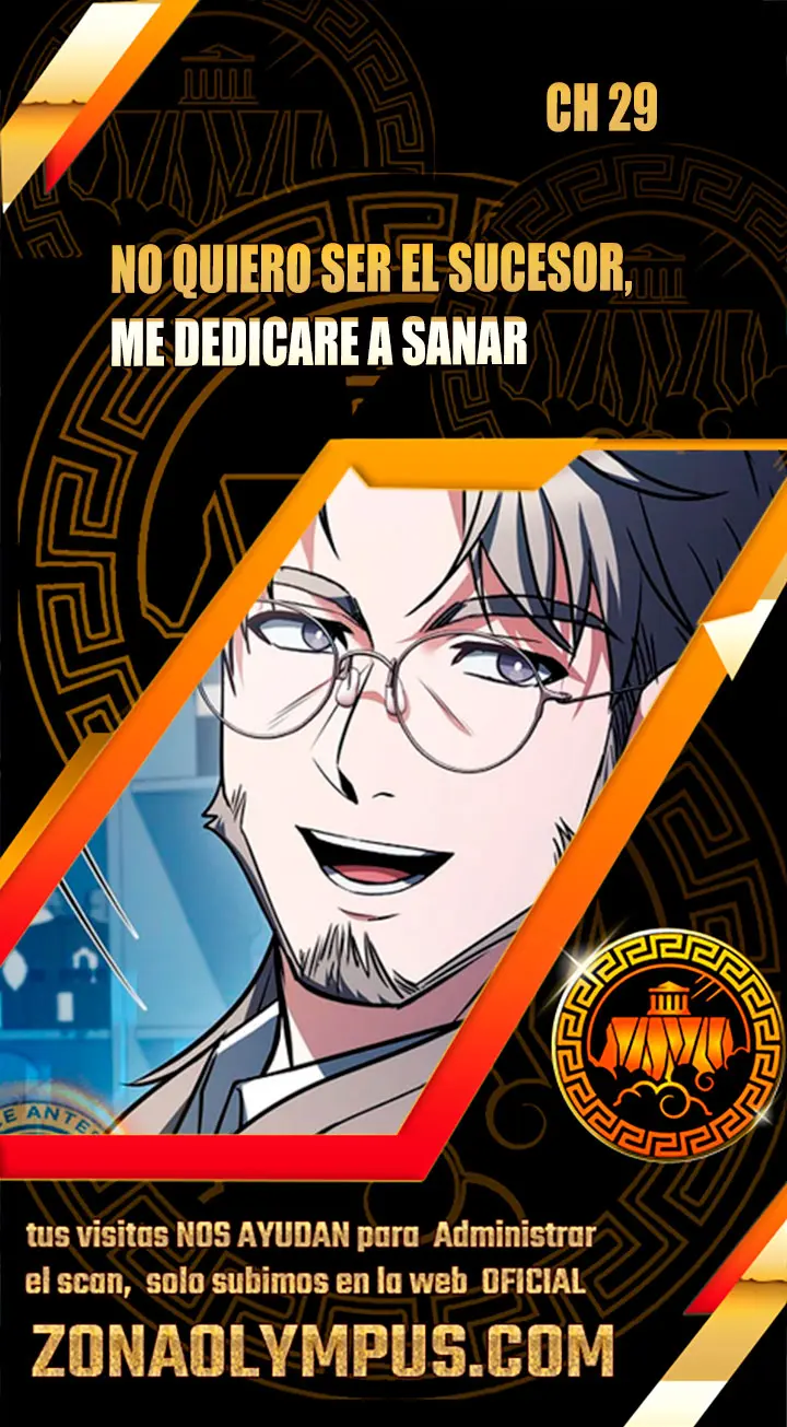 No me interesa ser el sucesor; mejor me dedicaré a sanar. capítulo 29, página 1