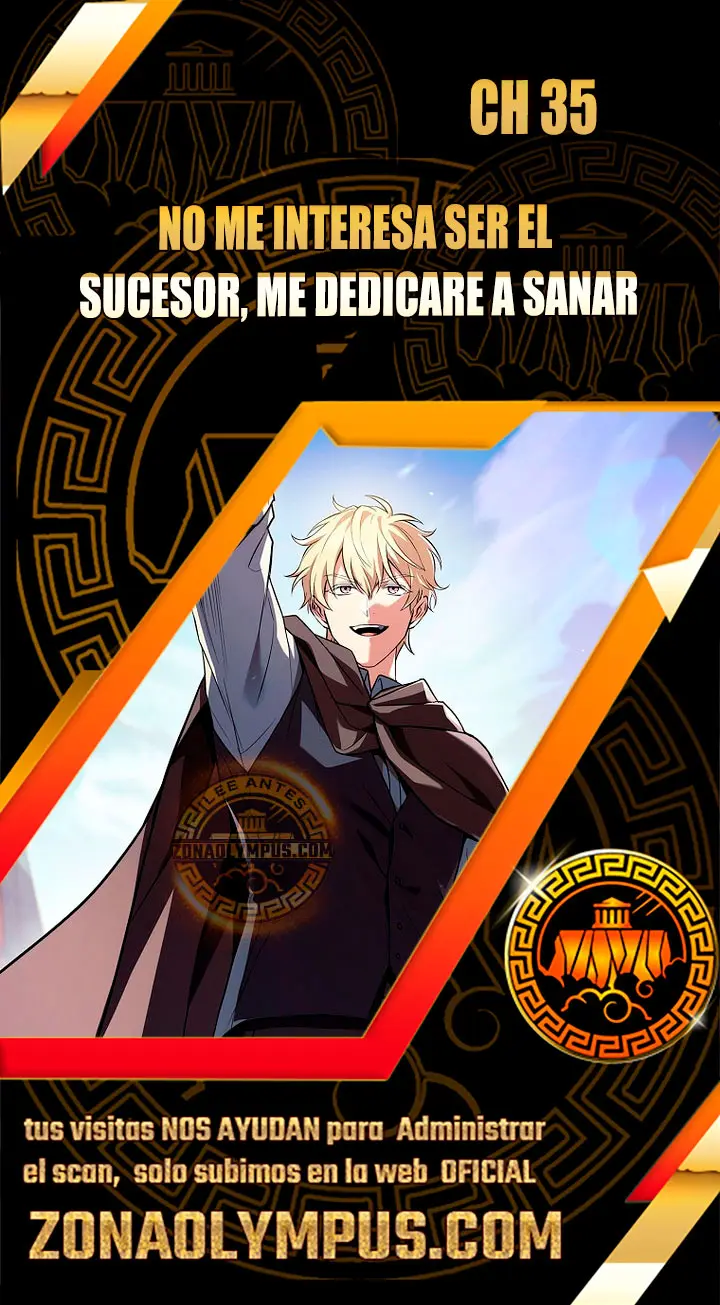 No me interesa ser el sucesor; mejor me dedicaré a sanar. capítulo 35, página 1