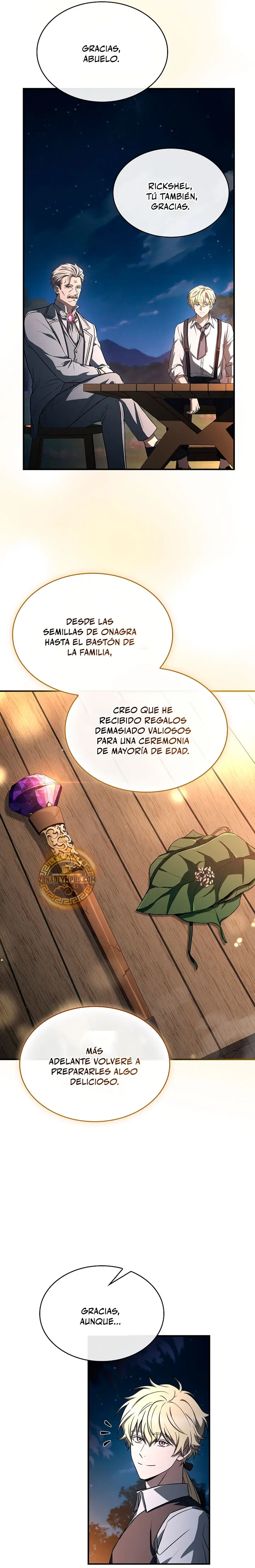 No me interesa ser el sucesor; mejor me dedicaré a sanar. capítulo 36, página 14