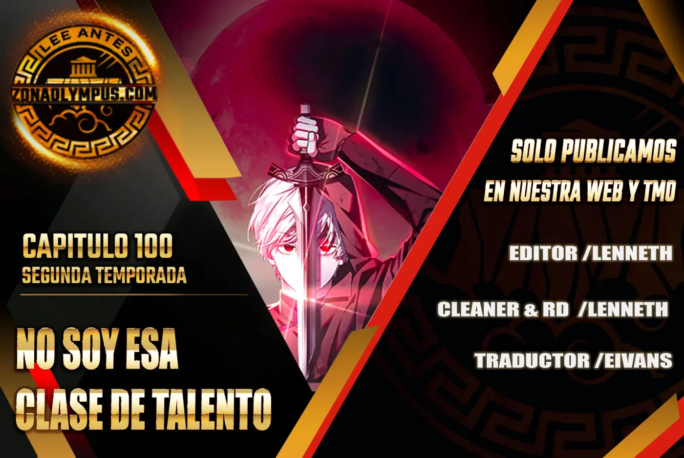 No soy esa clase de talento capítulo 100, página 1
