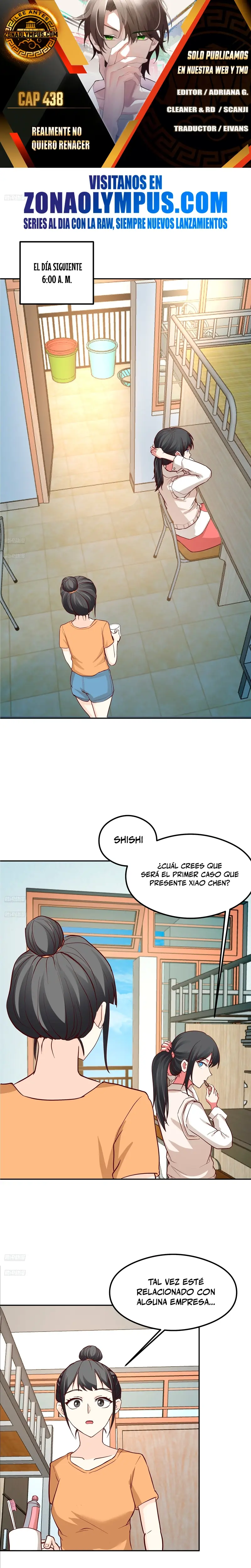 Realmente no quiero renacer capítulo 438, página 1