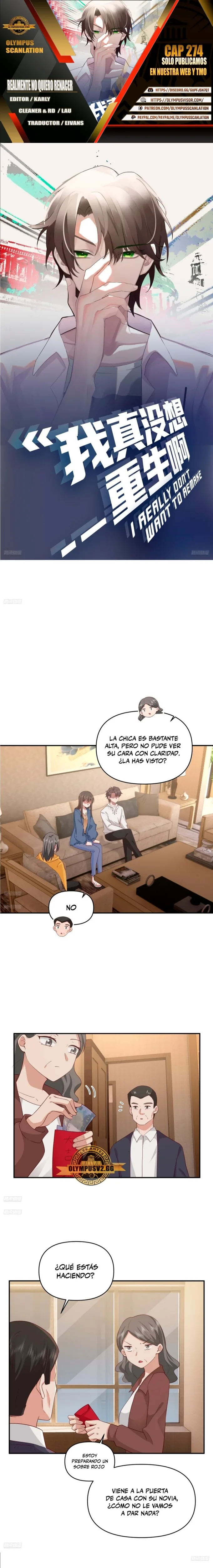 Realmente no quiero renacer capítulo 274, página 1