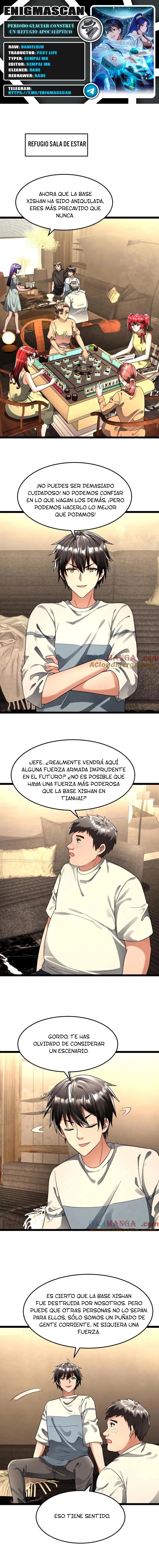 Periodo Glaciar: Construí un Refugio Apocalíptico capítulo 252, página 1