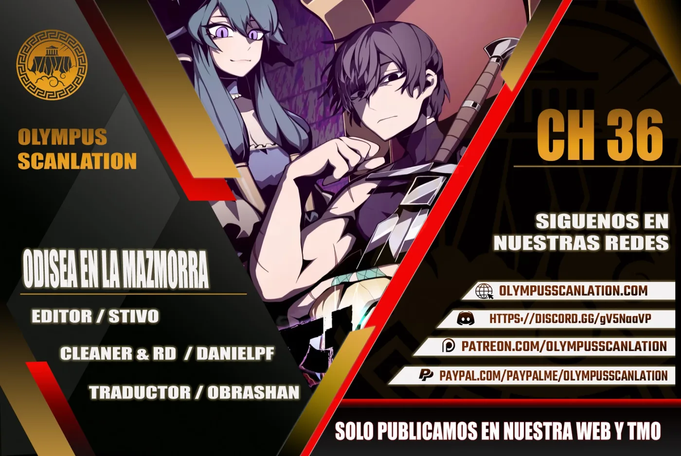 Odisea en la Mazmorra capítulo 36, página 1