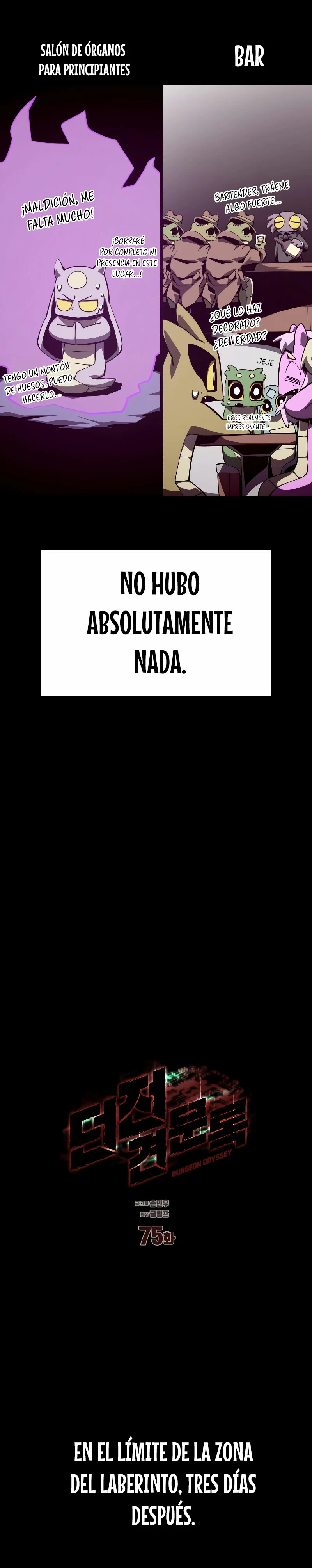 Odisea en la Mazmorra capítulo 75, página 26