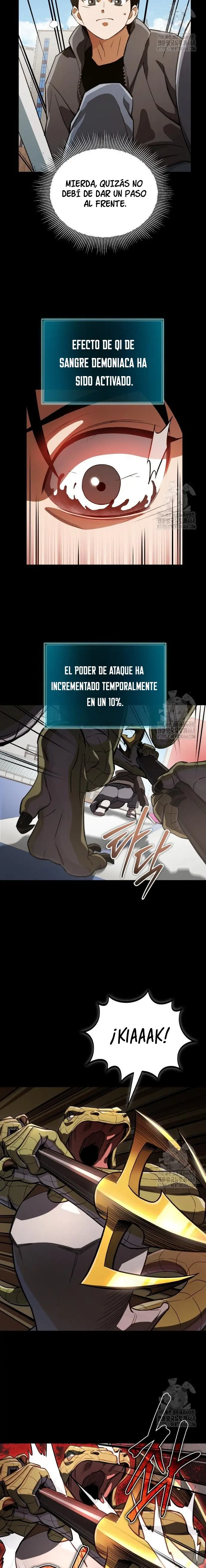 Reencarnación del demonio sangriento, la prueba del tanque. capítulo 13, página 6