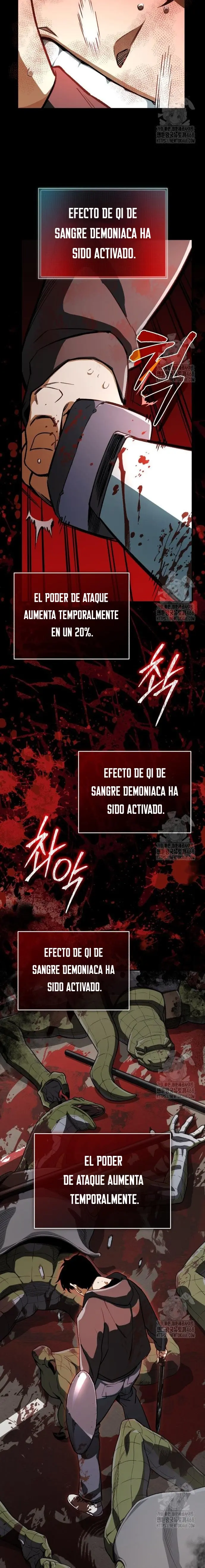 Reencarnación del demonio sangriento, la prueba del tanque. capítulo 13, página 9