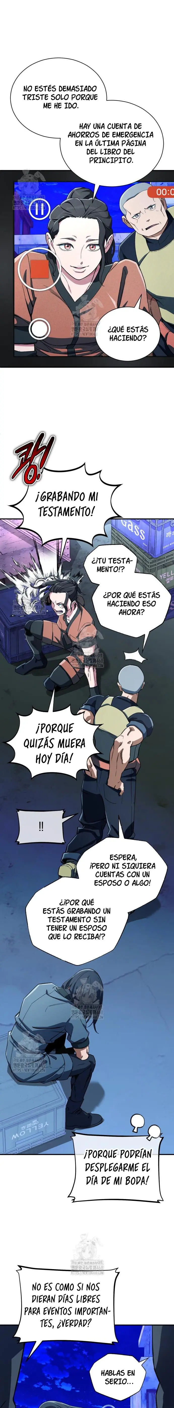 Reencarnación del demonio sangriento, la prueba del tanque. capítulo 21, página 19