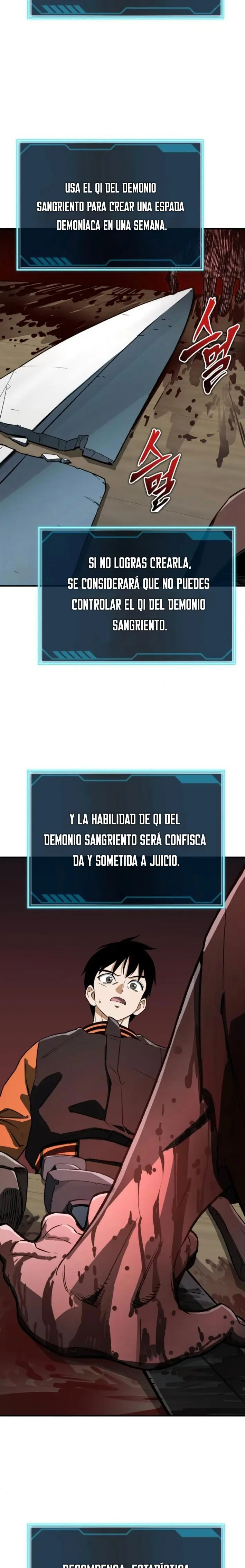Reencarnación del demonio sangriento, la prueba del tanque. capítulo 23, página 21