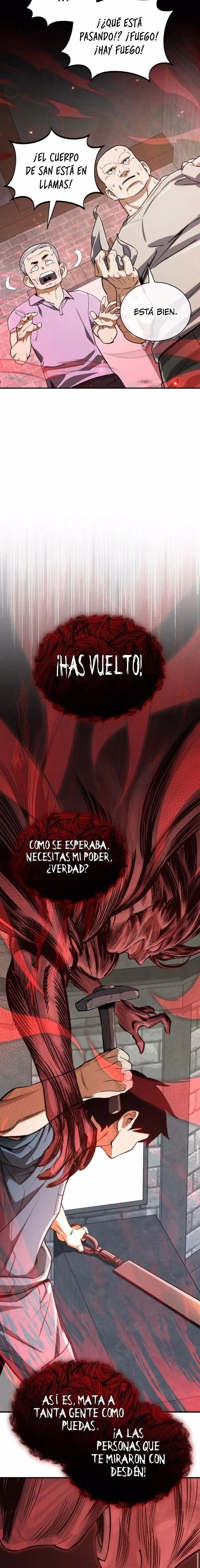 Reencarnación del demonio sangriento, la prueba del tanque. capítulo 25, página 9