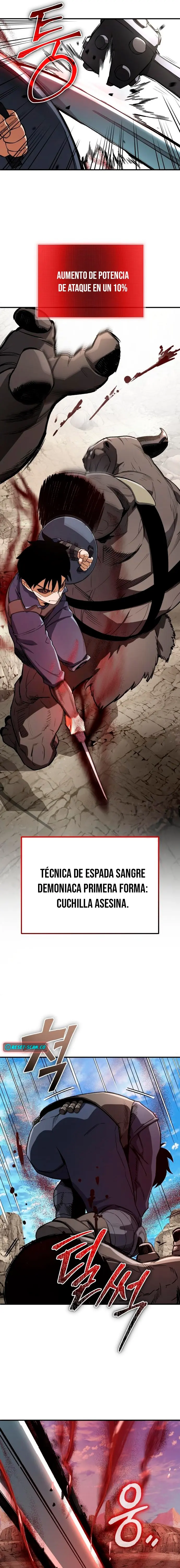 Reencarnación del demonio sangriento, la prueba del tanque. capítulo 27, página 18