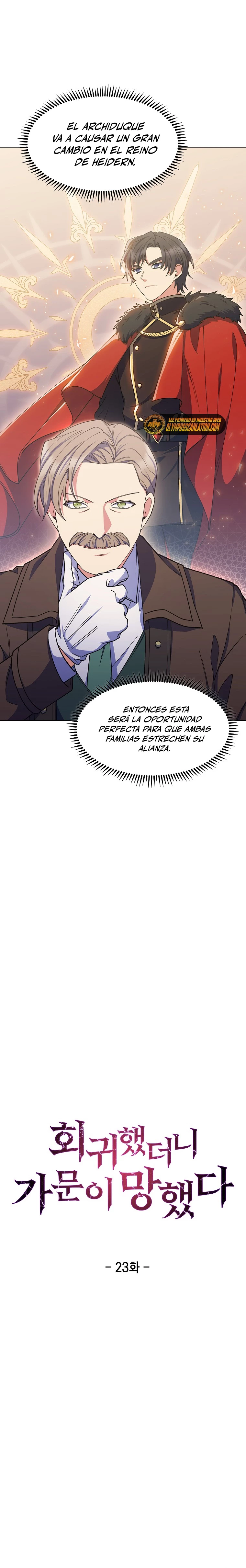 Regresé a mi arruinada familia capítulo 23, página 8