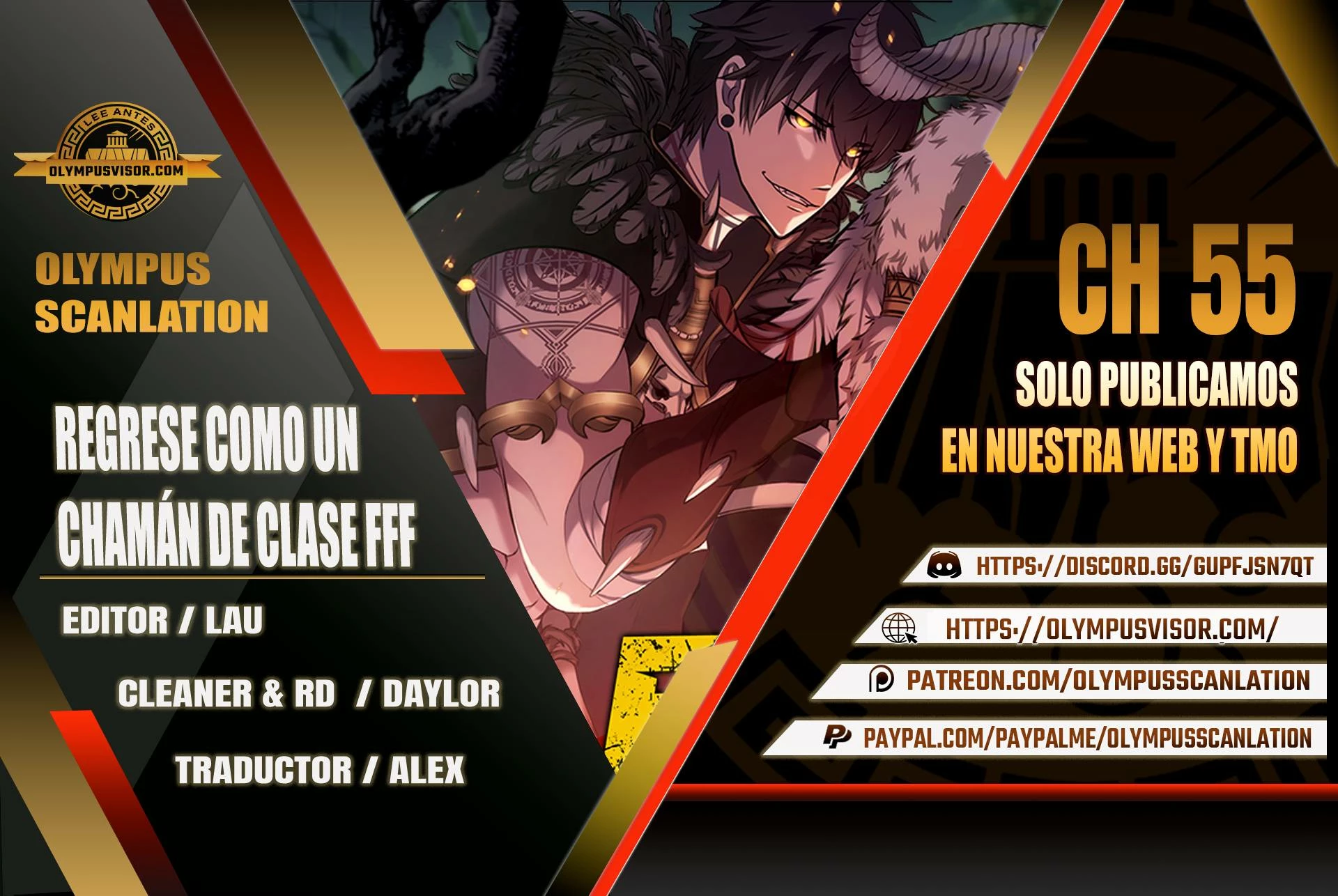 Regrese como un chamán de clase FFF capítulo 55, página 1